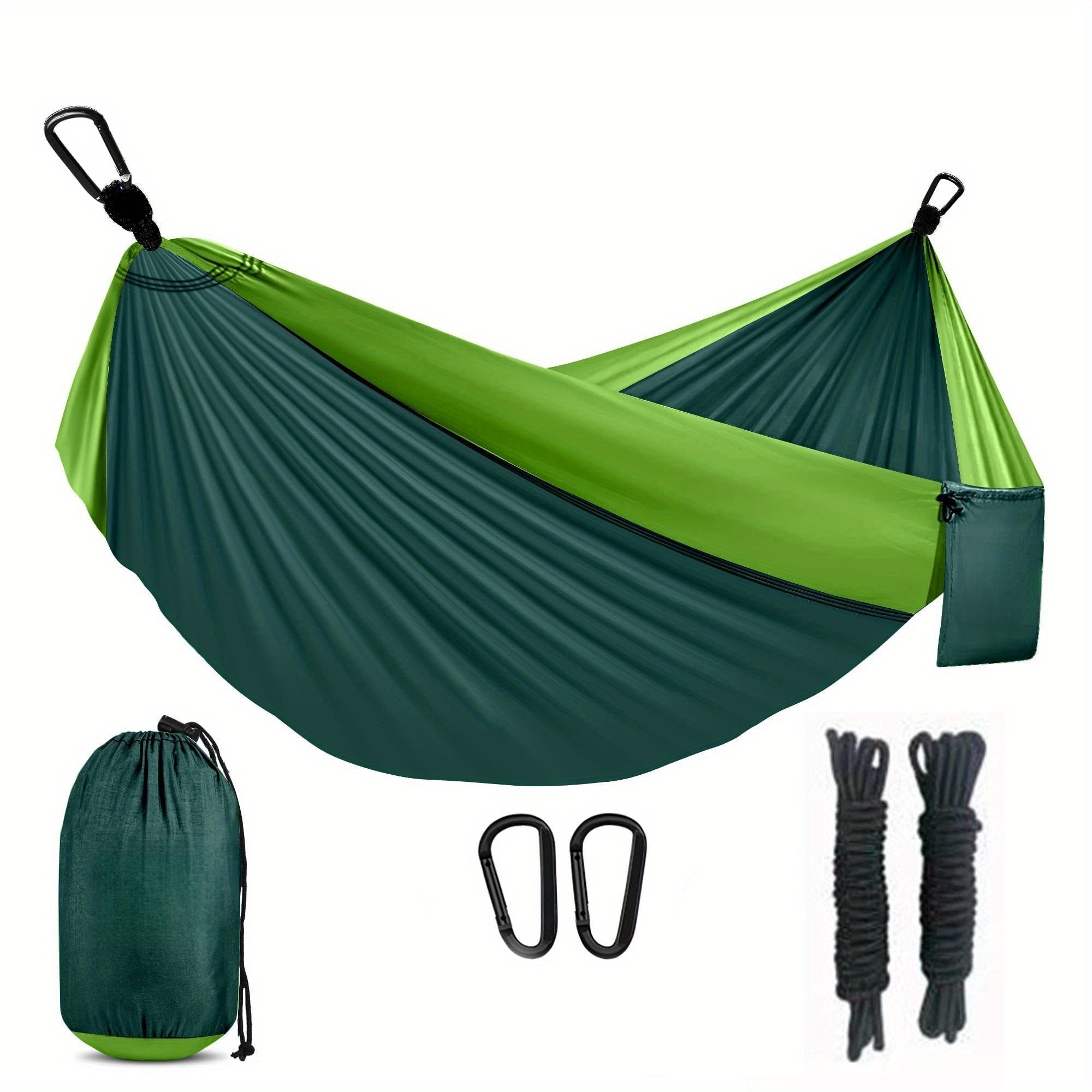 Travina Reise-Hängematte | Ultraleicht & Atmungsaktiv | Kompakt & Tragbar | Inkl. Gurte & Karabiner | Für Outdoor & Camping