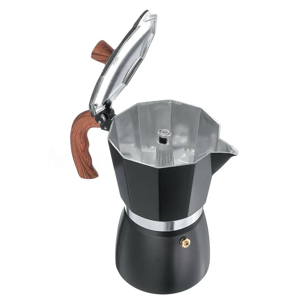 MokaVivo Espressokocher | Für Herd & Outdoor | Klassisches Design | Aluminium