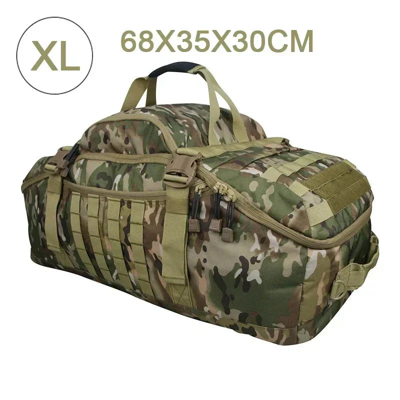 Roventrek | Outdoor Dufflebag 3-in-1 | Wasserdicht & Molle-kompatibel | 40–80L Volumen