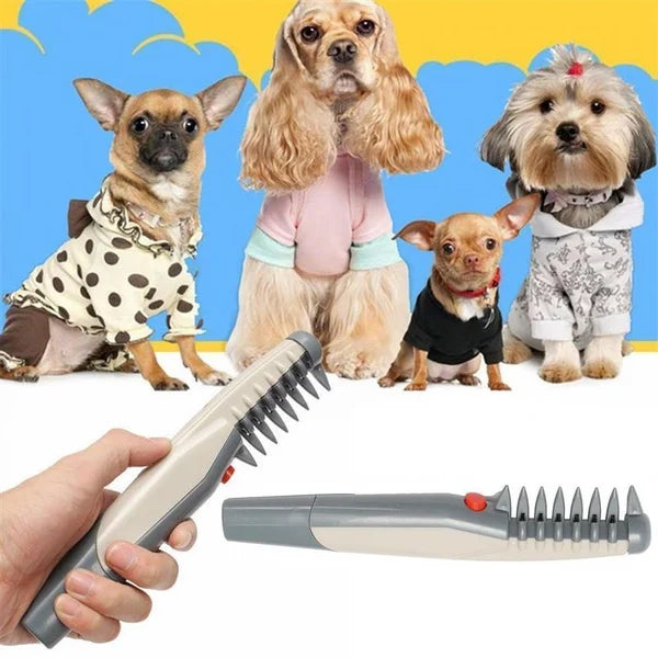 Trufelo Tiertrimmer | Geräuscharm & Kabellos | Hautfreundliche Klingen | Für Hunde & Katzen