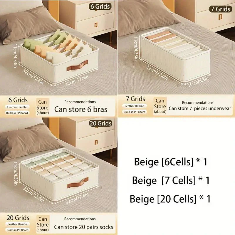2+1 GRATIS | DrawerNest - Kompakter Organizer mit mehreren Gittern