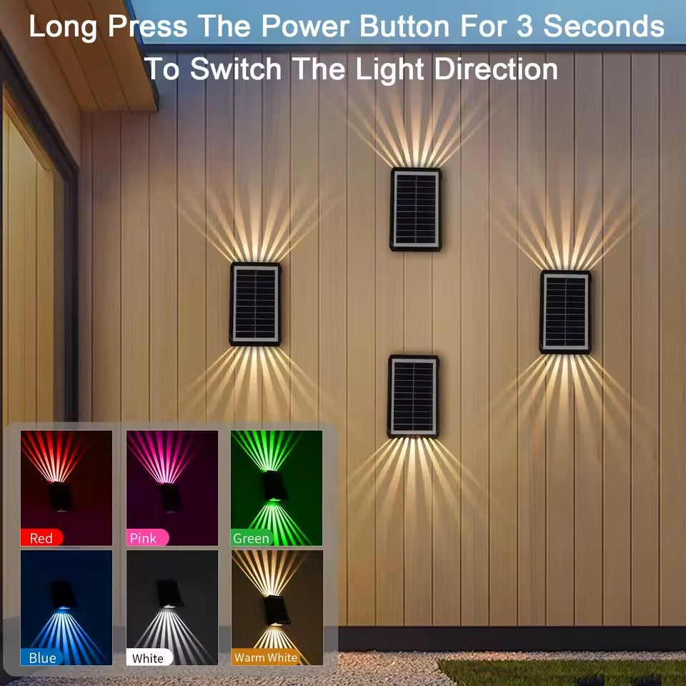LumiWand Solar – Elegantes Lichtspiel ohne Stromkosten