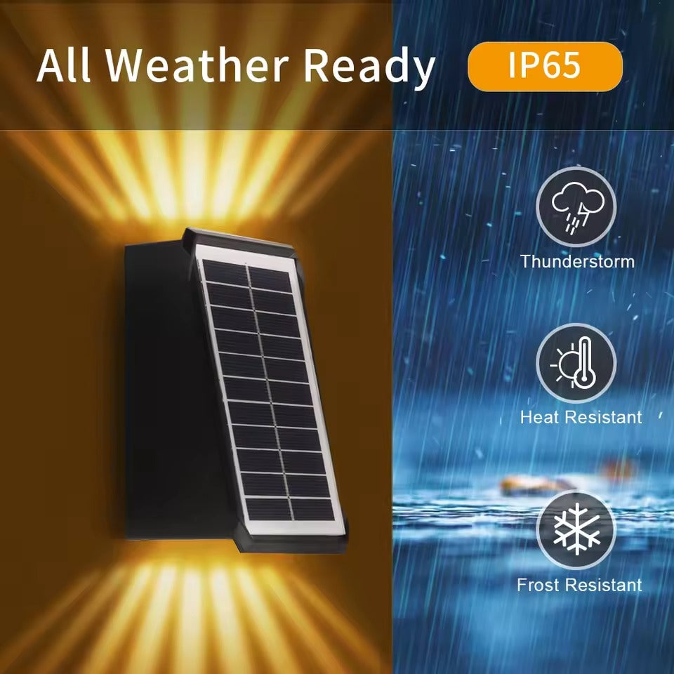 LumiWand Solar – Elegantes Lichtspiel ohne Stromkosten