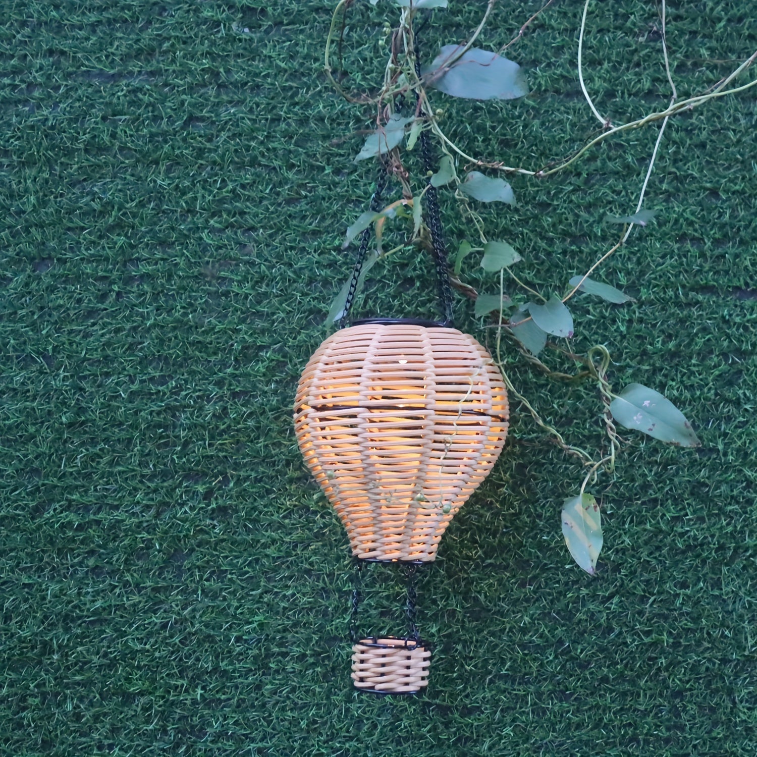 Luminario Balloon Light | Solarbetriebene Gartenleuchte | Warmweißes Licht | Einfach Aufhängen