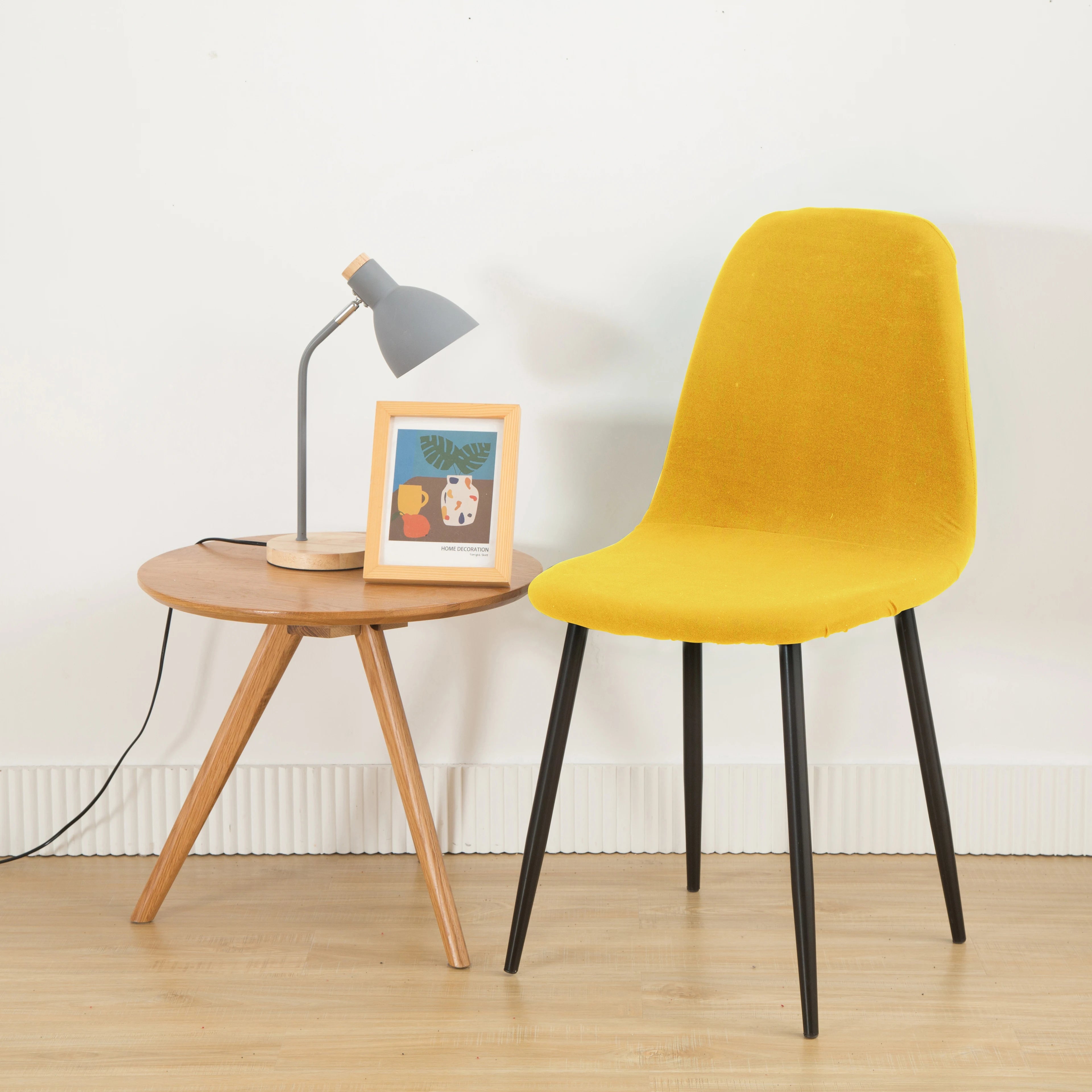 Nordiluxe | Weihnachts-Stuhlbezug | Elastischer skandinavischer Designbezug | Passend für Schalen- und Esszimmerstühle | Waschbar und verstellbar