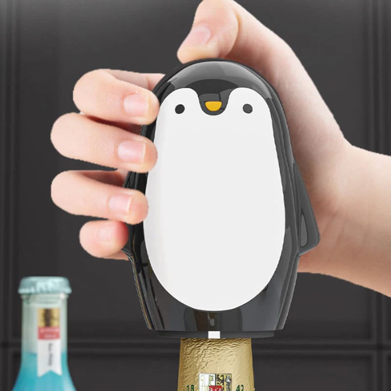 PopPengu – Öffne Flaschen blitzschnell mit nur einer Hand!