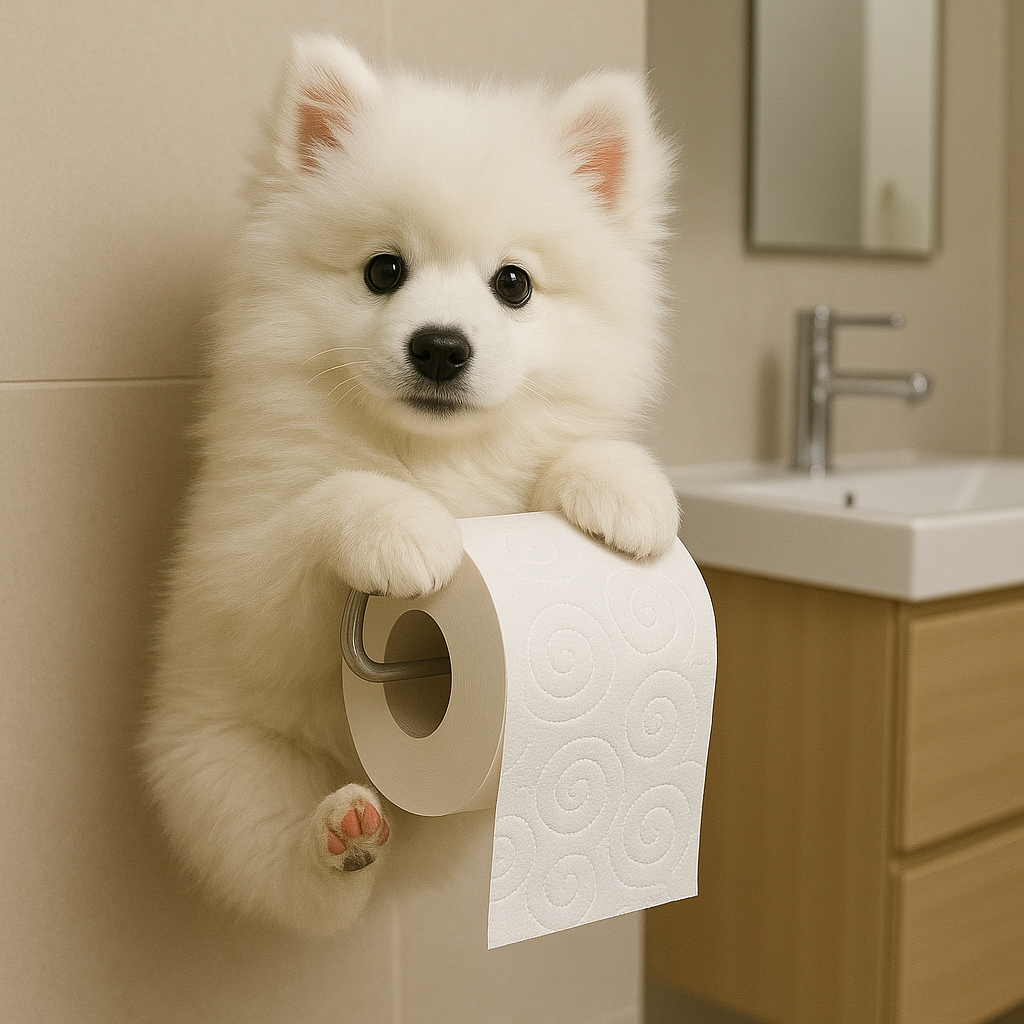 PawRoll – Der süßeste Helfer in deinem Badezimmer!
