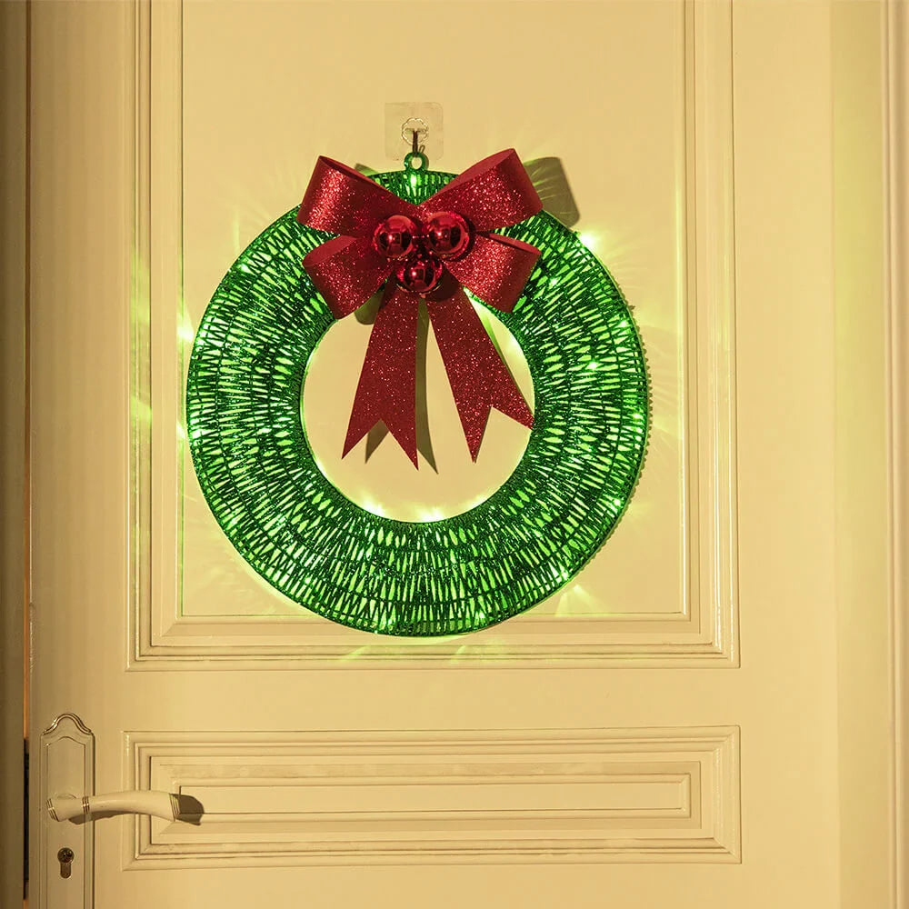 GlowBow – Die leuchtende Weihnachtskranz-Girlande für festliche Eleganz