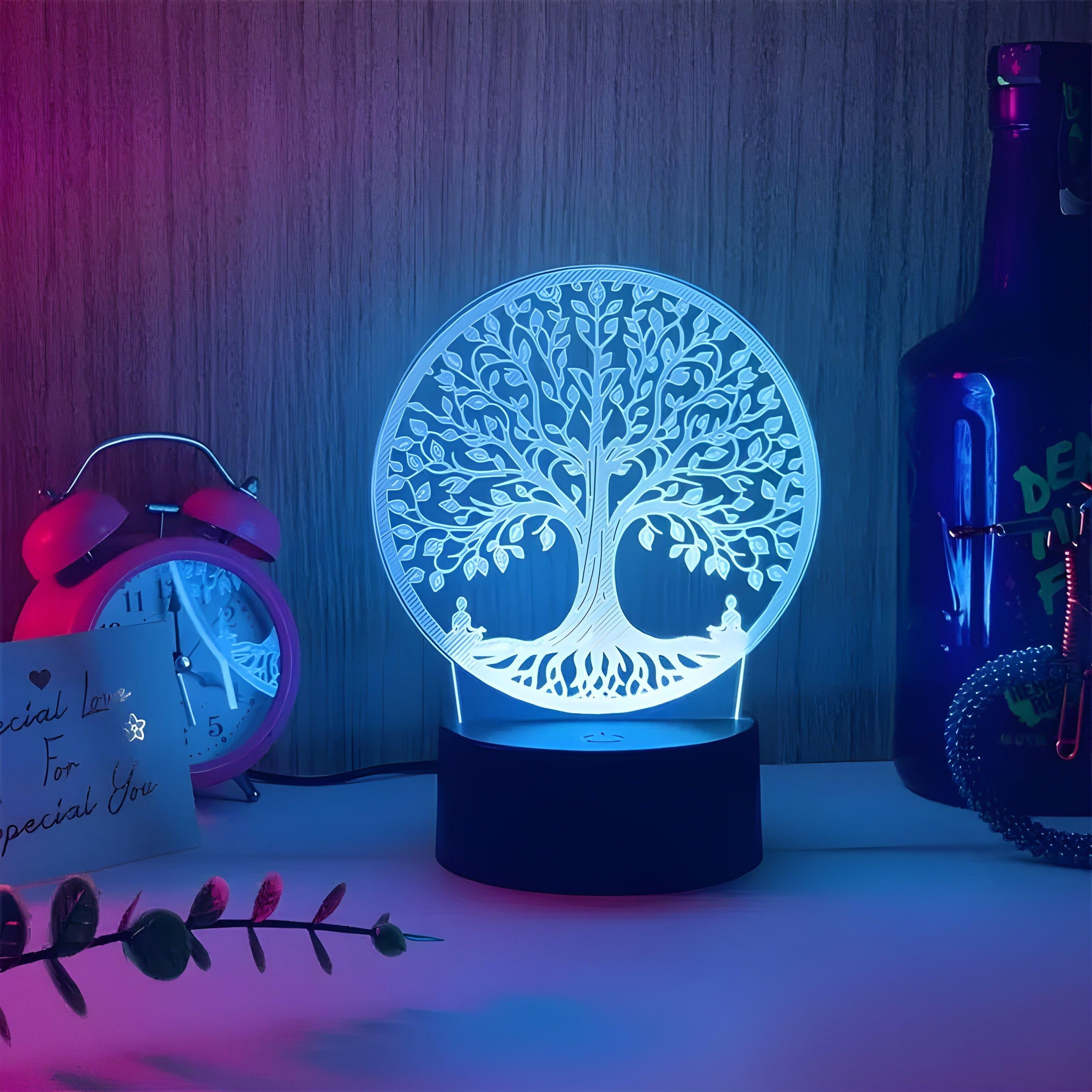 Lumivista LED-Lichtkunst | 3D-Design mit Wow-Faktor | Farbwechsel & Warmlicht | Für Kinderzimmer, Wohnzimmer & Deko-Fans | USB & Batteriebetrieb