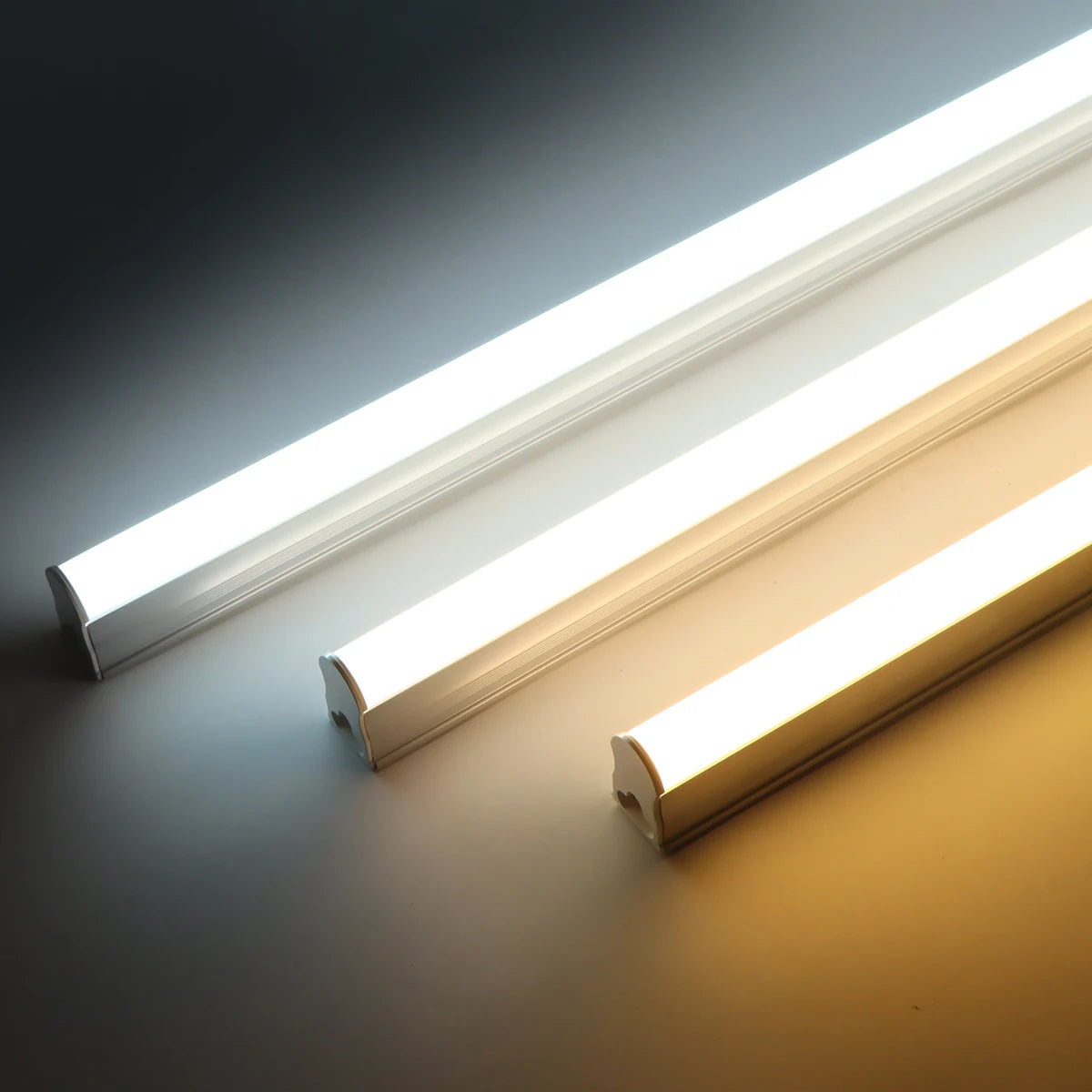 LumiLine T5 LED-Lichtleiste 50 cm | 15 W | Neutrale, Warme & Kühle Weißtöne | Aluminiumgehäuse | Energieeffizient & Flimmerfrei