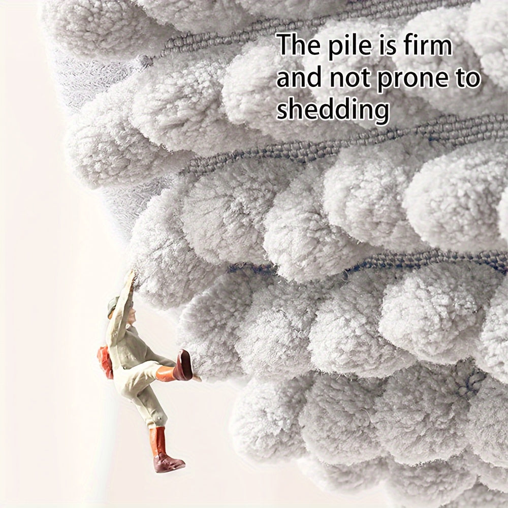 CornerLuxe Bath Mat | L-Form Design | Rutschfest & Saugfähig | Stilvoll & Komfortabel