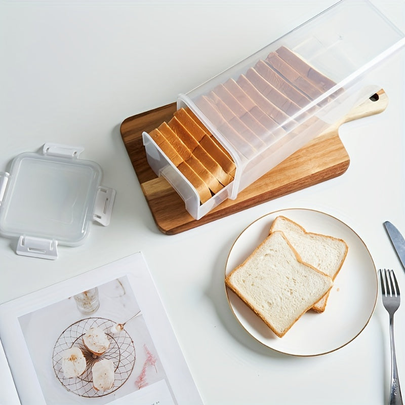 Brotmeister | Aufbewahrungsbox mit Schneidehilfe | Luftdicht, BPA-frei & spülmaschinengeeignet | Für Brot, Toast & Baguette in der Küche