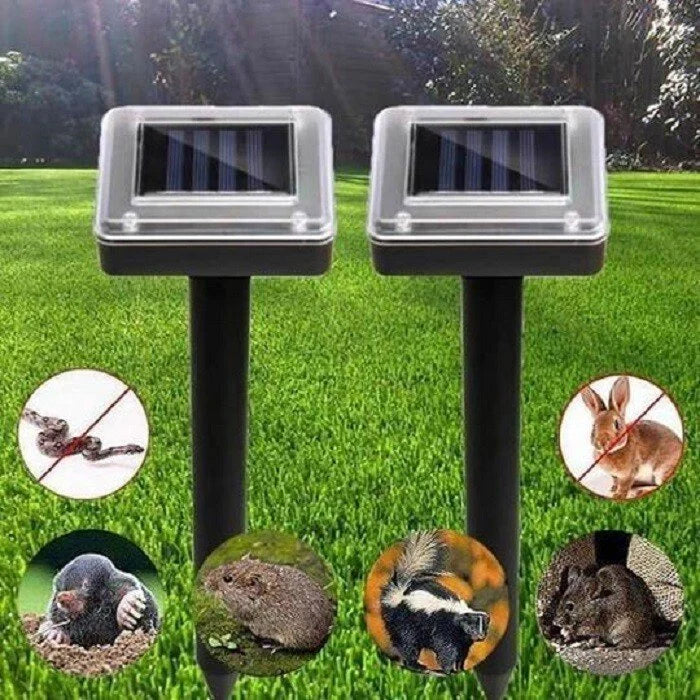 EcoGuard | Solar Tiervertreiber | Ultraschall-Abwehr | Wetterfest & Solarbetrieben