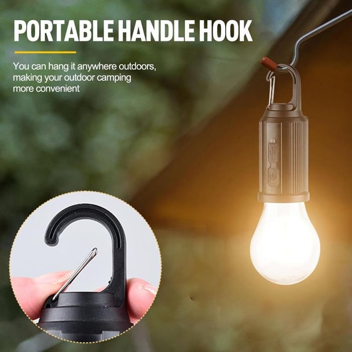SolariLite™ – Kompakte LED-Campinglampe mit Solarladung