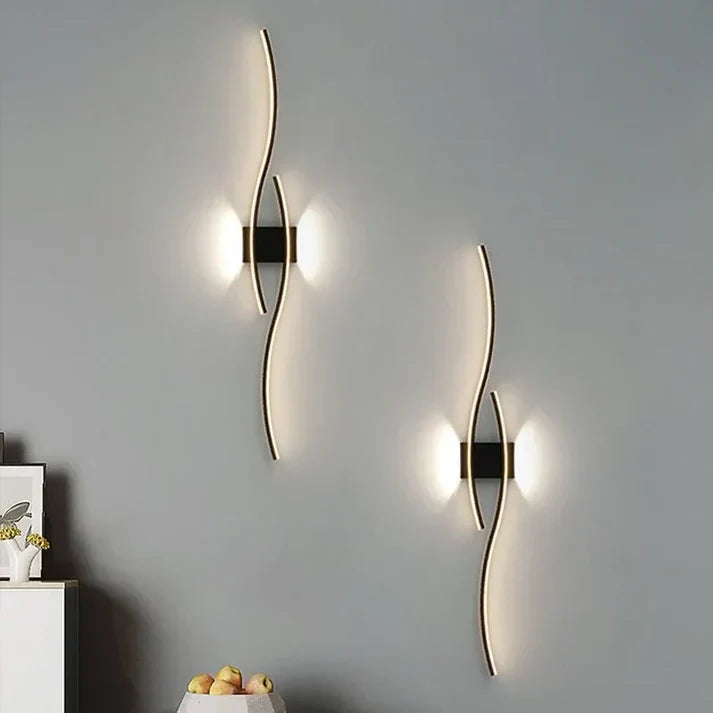 Virella Wave LED Wandleuchte | Modernes Design | Warmweiß | Energiesparend