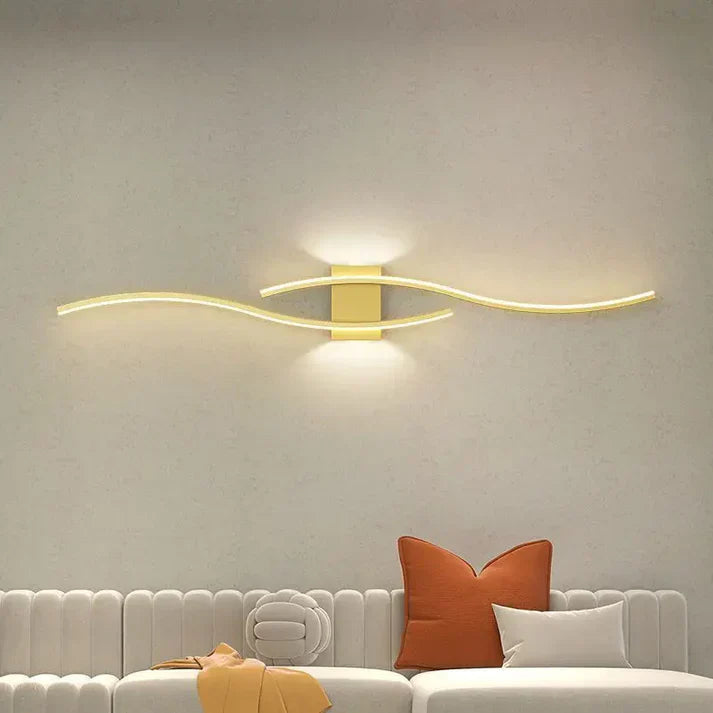 Virella Wave LED Wandleuchte | Modernes Design | Warmweiß | Energiesparend