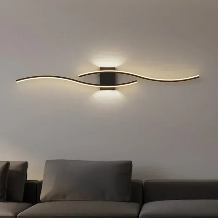 Virella Wave LED Wandleuchte | Modernes Design | Warmweiß | Energiesparend