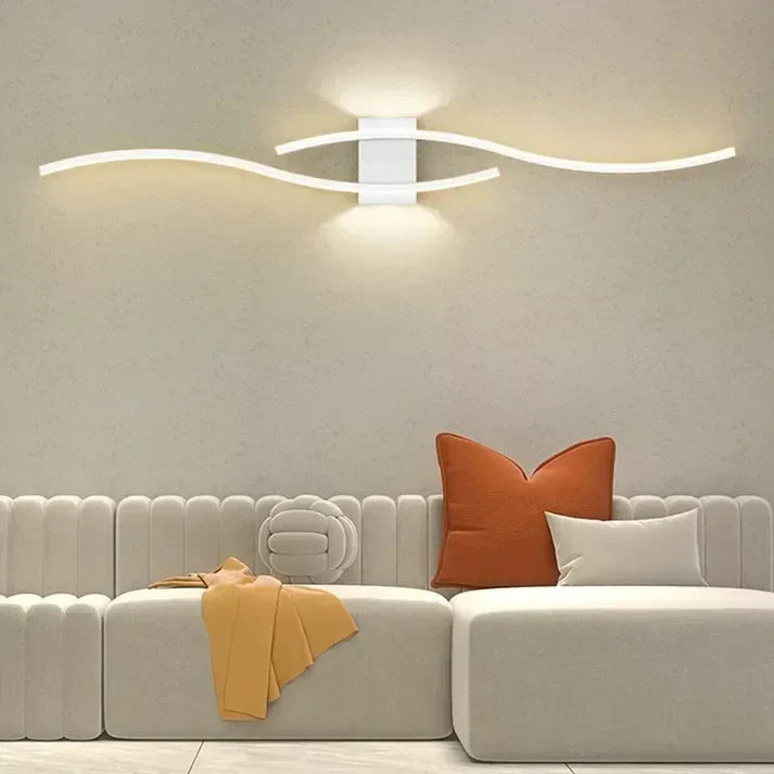 Virella Wave LED Wandleuchte | Modernes Design | Warmweiß | Energiesparend