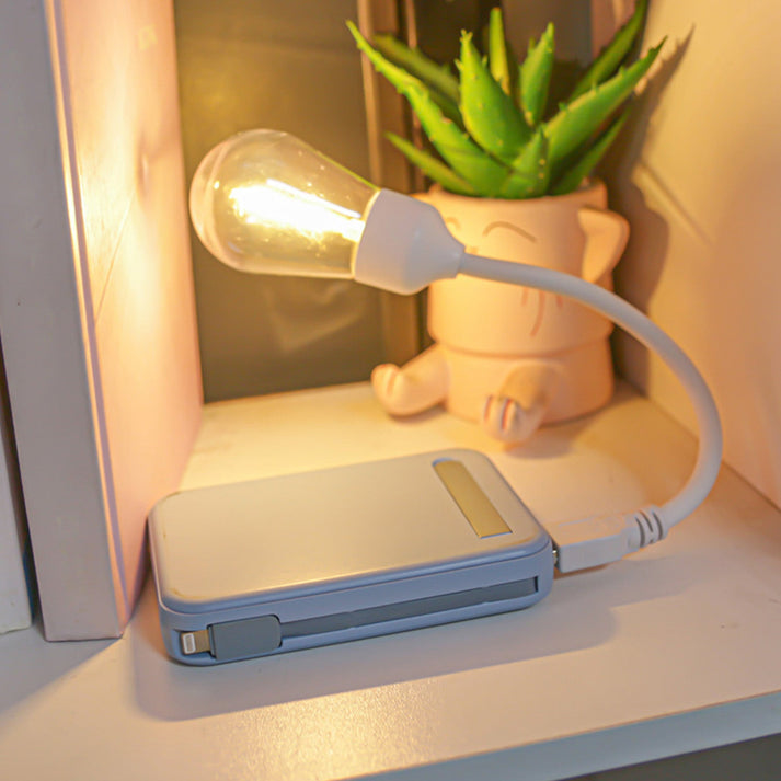 Flexora USB Leselampe | Warmweißes Licht | Drehbar & Faltbar | Kompakt für Unterwegs