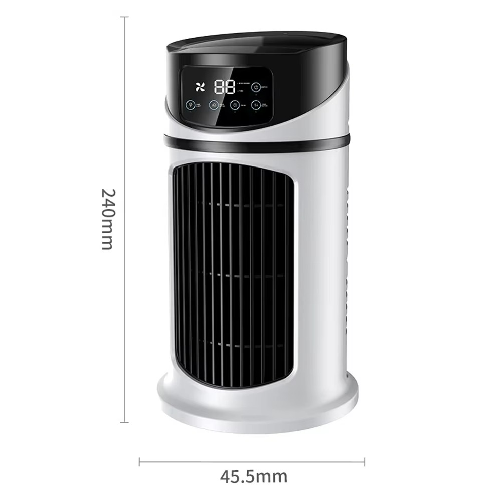 Lufira BreezePro | 4-in-1 Luftkühler mit LED | Stufenlos & Ultra-Leise | USB-Betrieb