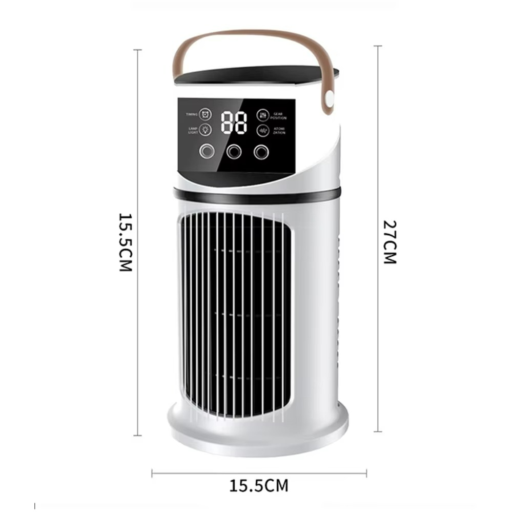 Lufira BreezePro | 4-in-1 Luftkühler mit LED | Stufenlos & Ultra-Leise | USB-Betrieb