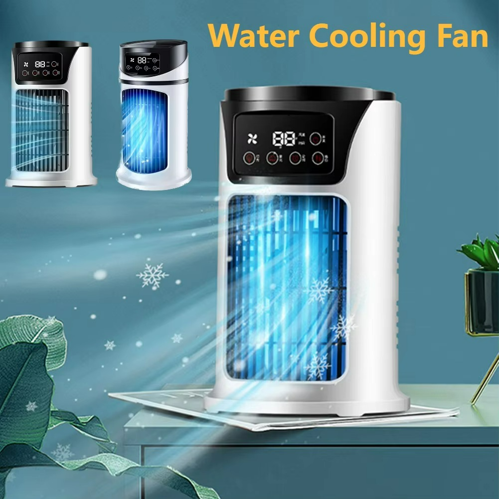 Lufira BreezePro | 4-in-1 Luftkühler mit LED | Stufenlos & Ultra-Leise | USB-Betrieb