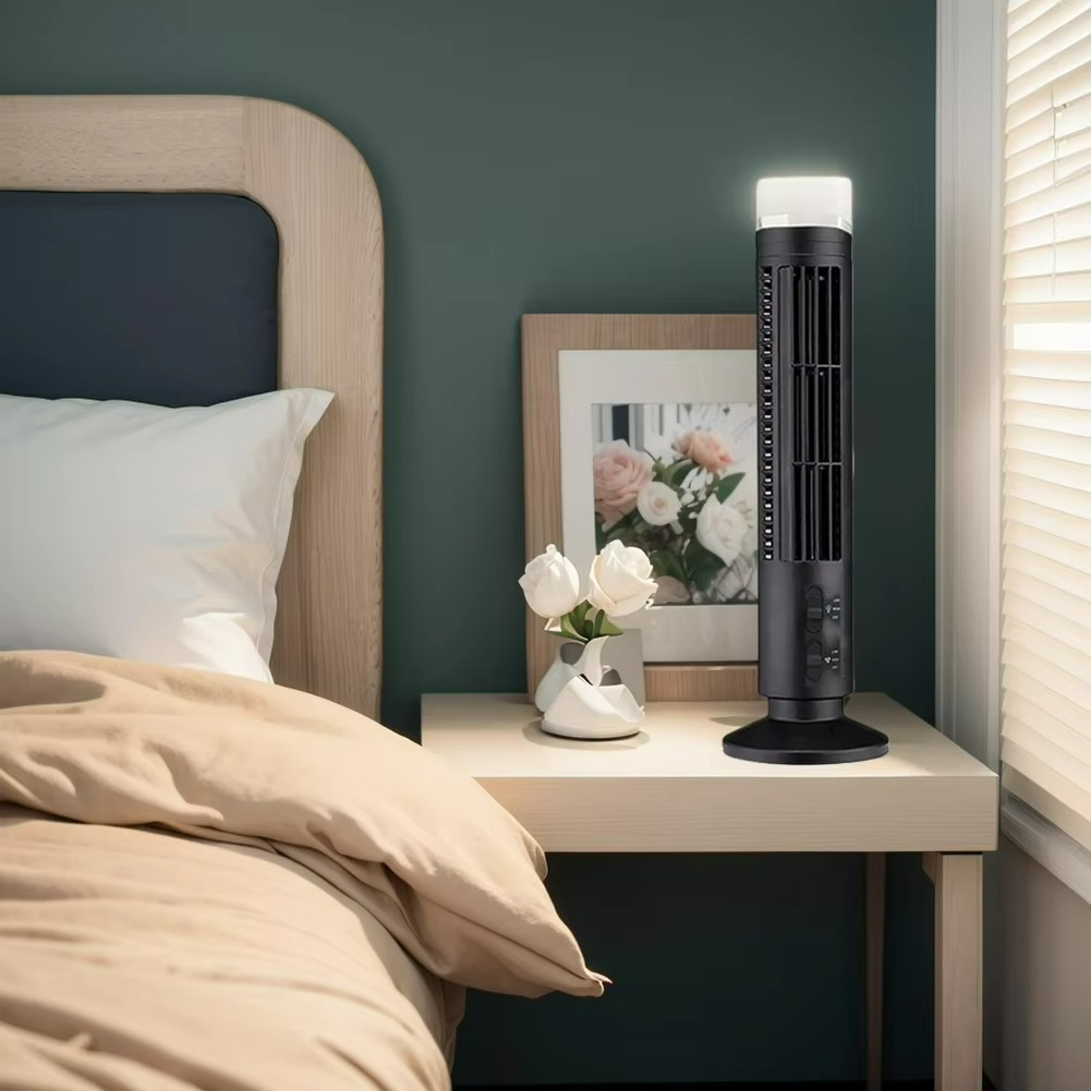 Aerilo Flow | Design-Ventilator mit USB & Flügelloser Technologie für moderne Räume