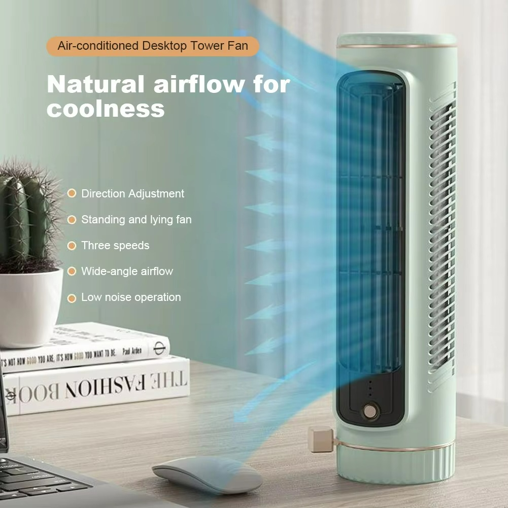 Ventiris Flow | Bladeless Säulenventilator | 360° Luftzirkulation | IceCool Effekt | Stilvoll & Sicher