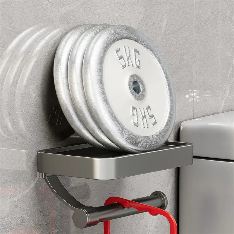 SteelEase WC-Rollenhalter | Edelstahl mit Ablage | Modern & Platzsparend | Rostfrei & Langlebig
