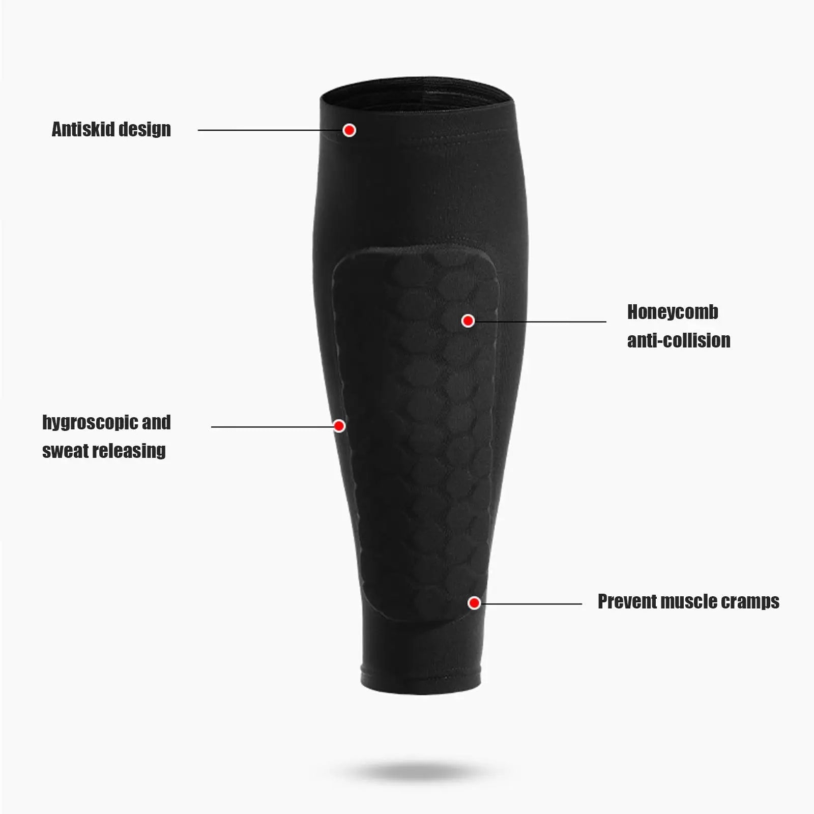 Prolio ShinGuard | Flexibler Schienbeinschutz | Stoßdämpfend & Atmungsaktiv | Ultraleicht & Waschbar
