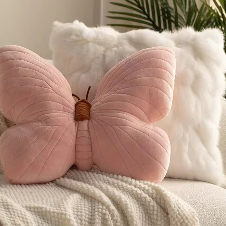 DreamWings – Kuschelweiches Schmetterlings-Kissen für kleine & große Träumer!