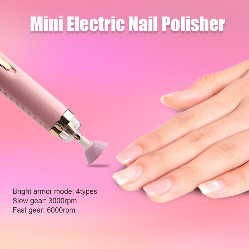 NailPro Master | 5-in-1 Elektrischer Nagelpolierer | Gelentfernung, Feilen & Polieren | Kompakt & Tragbar mit LED-Licht