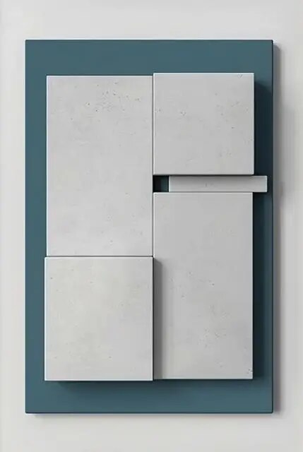 FormLuma Wandbild | Abstrakte Kunst | Modernes Canvas | 30×40 cm