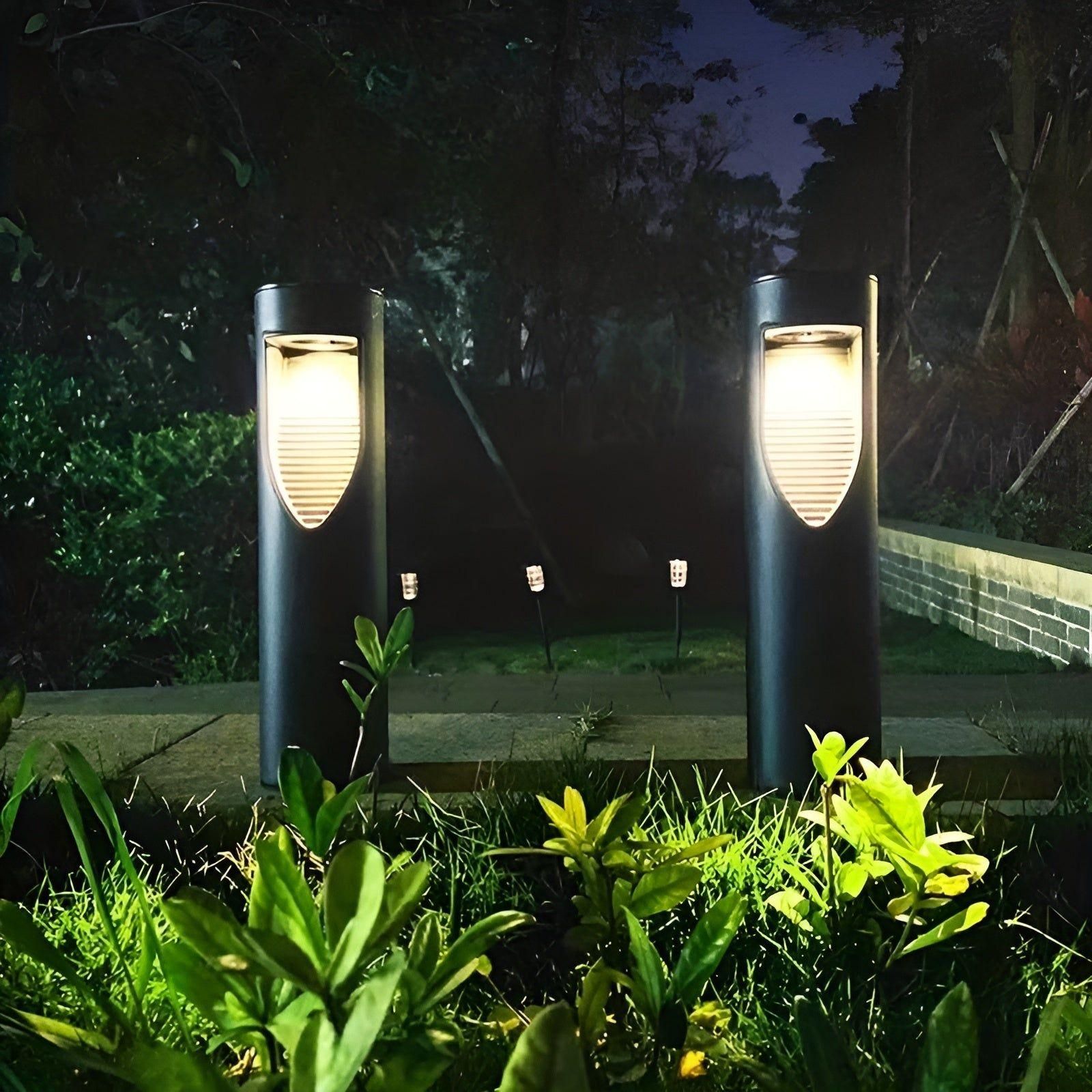 Luminara Solar Gartenlampe | LED mit Touch-Steuerung | Wasserdicht & Kabellos | Warmweißes Licht