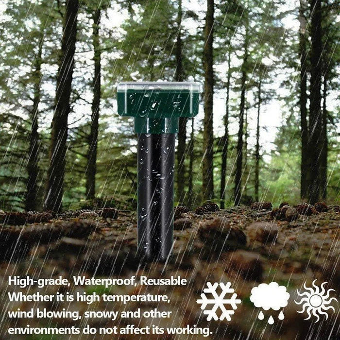 EcoGuard | Solar Tiervertreiber | Ultraschall-Abwehr | Wetterfest & Solarbetrieben