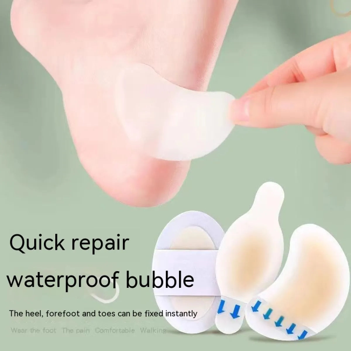 SootheStep - Unsichtbare Gel-Pads, die Blasen sofort stoppen