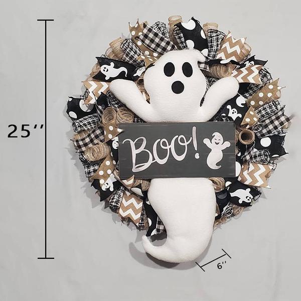 SpookyCharm – Handgemachter Halloween-Kranz im Farmhouse-Style!
