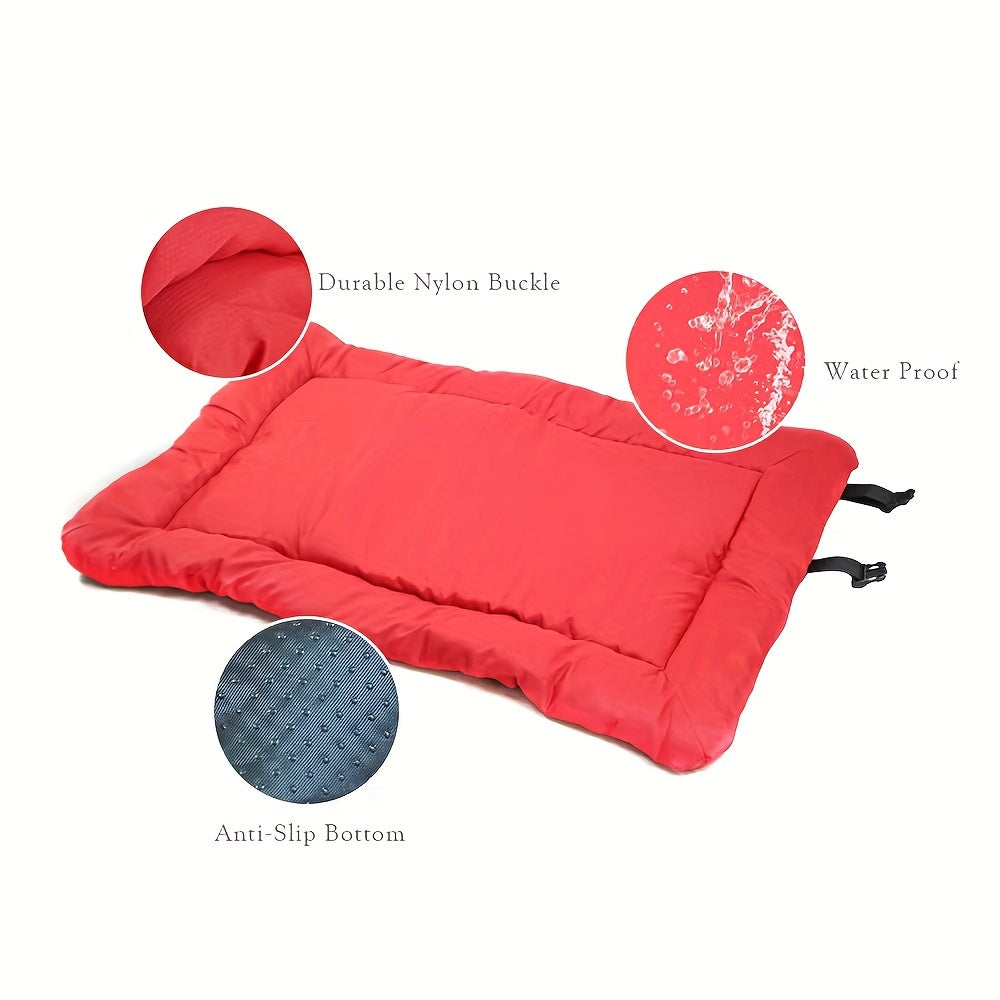 PawVenture | Wasserdichte Hundematte | Faltbar, Robust & Bequem | Für Camping, Reisen & Zuhause