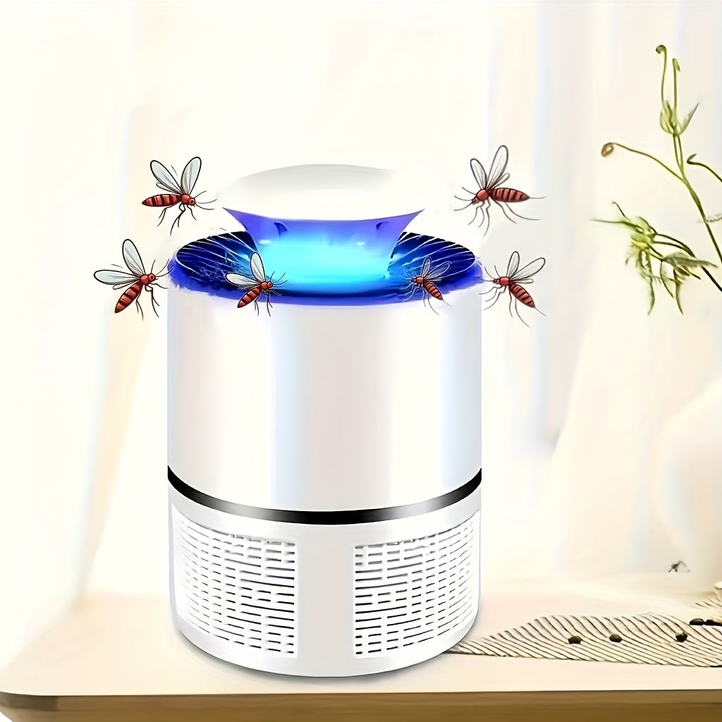 InsectaGuard Mückenlampe | Leise & Effizient | Mit USB-Anschluss & Blaulicht | Für Innen & Überdachte Außenbereiche