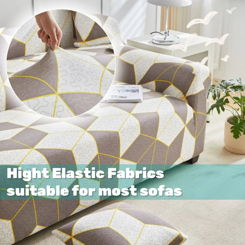 FlexiHome Stretch-Sofabezug | Zeitgemäße Passform | Umfassender Schutz für 1–4-Sitzer-Sofas | Waschbar & Trendig