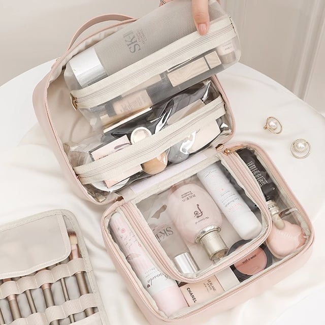 GlamiZen™ – Multi-Fach-Kosmetiktasche für stilvolle Organisation