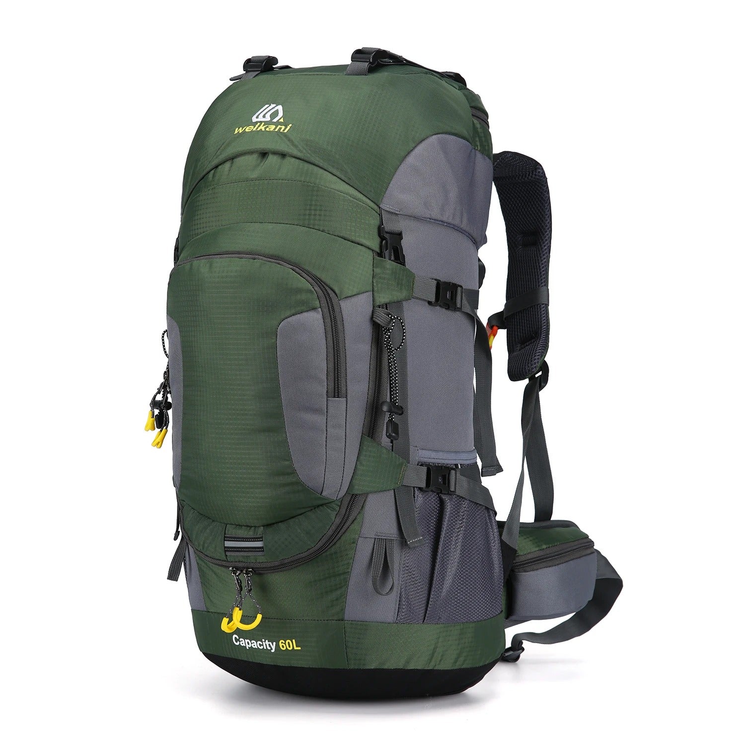 DryVenture 60L | Wasserdichter Outdoor-Rucksack | 60L Volumen | Komfortable Polsterung