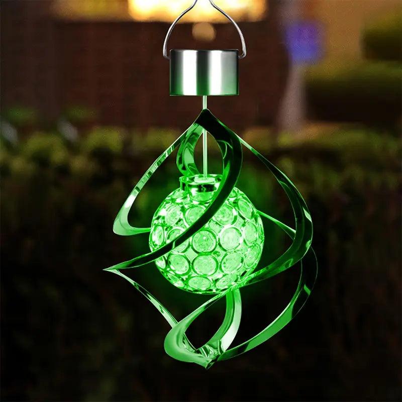 Lunavera Solar Windspiel | LED Lichtspiel & Klang | Farbwechsel | Wetterfest