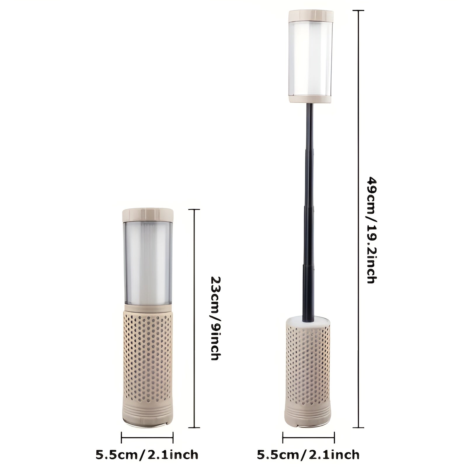 CampiLume LED Campinglampe | Höhenverstellbar & Wiederaufladbar | 30 Stunden Laufzeit