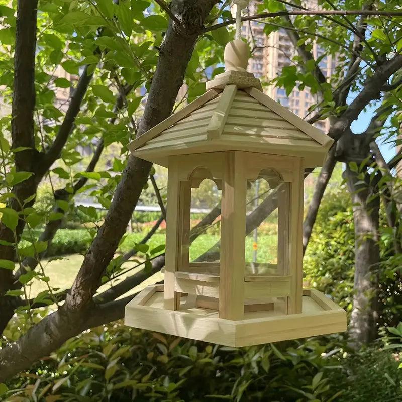 Pintura DIY Vogelhaus | Zum Bemalen | Turmform Holz | Für Innen & Außen