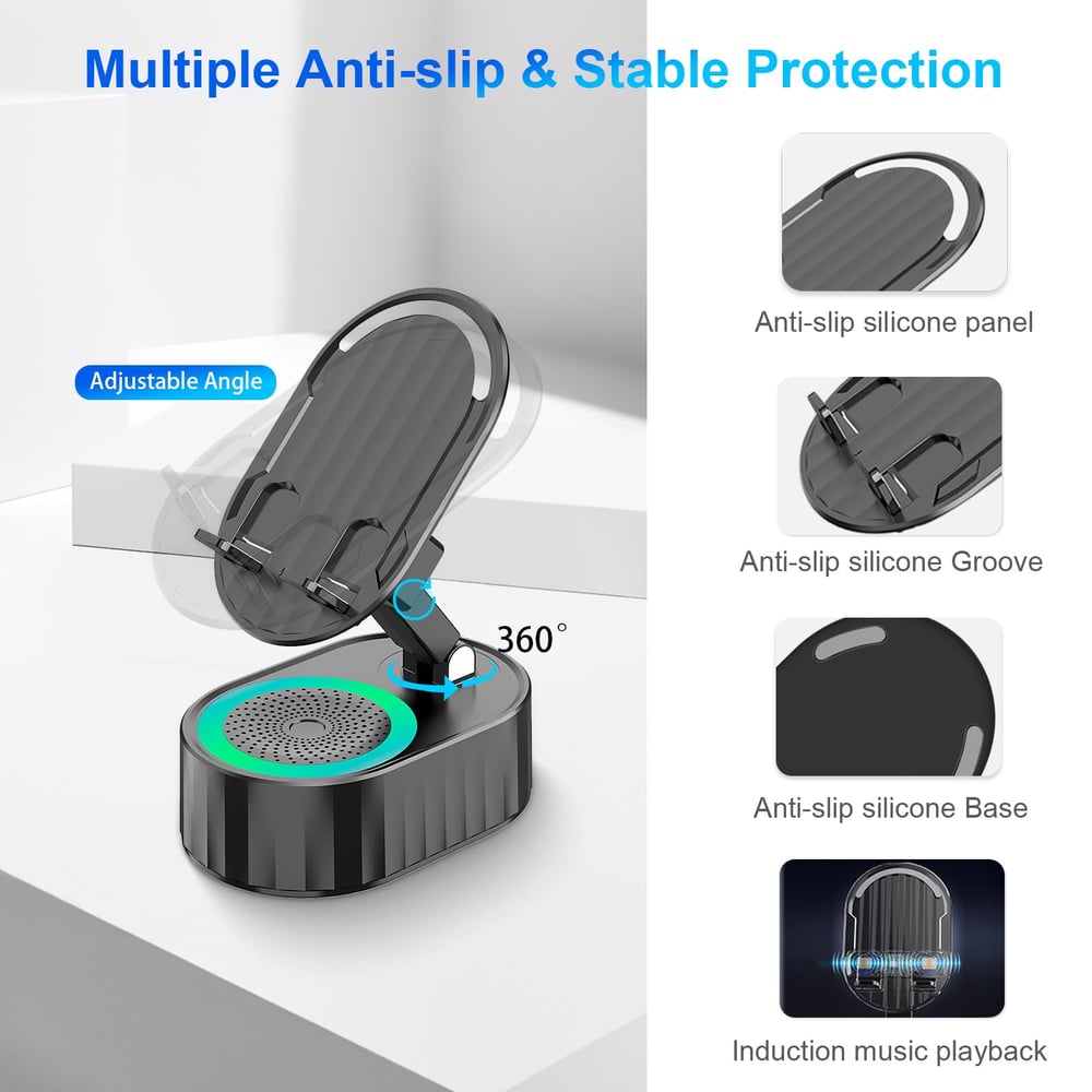 InnovaStand™ – Der smarte All-in-One-Handyständer mit Lautsprecher