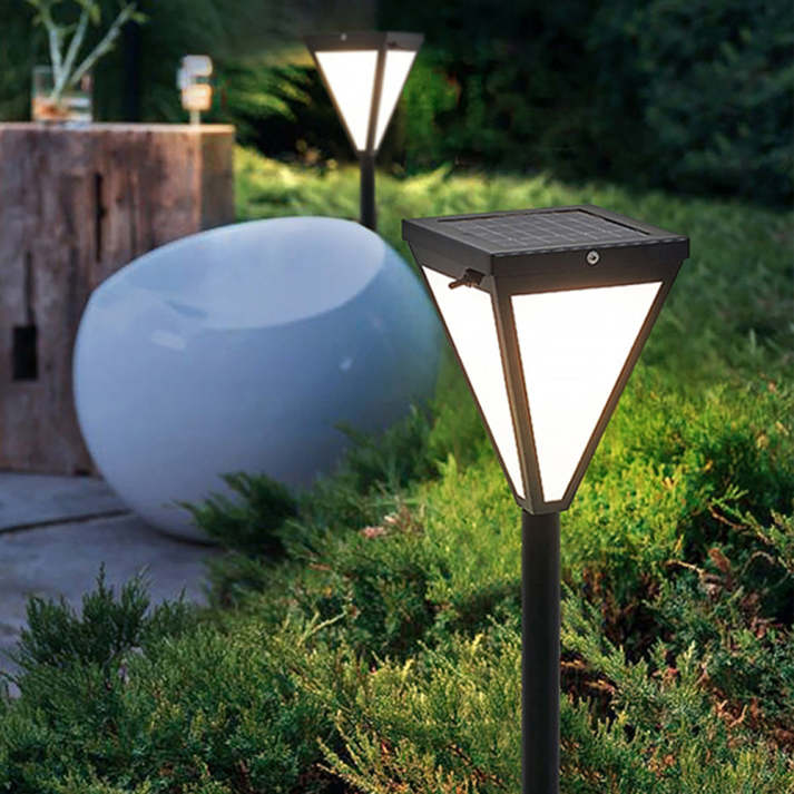 Alunvia | LED Außenleuchte | Solar, IP65 Wetterfest, Modernes Design | Terrasse, Garten & Eingangsbereich