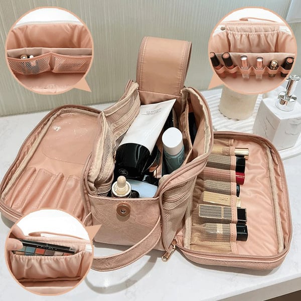 GlamGo - Reise-Kosmetiktasche mit großem Fassungsvermögen [Letzter Tag Rabatt]
