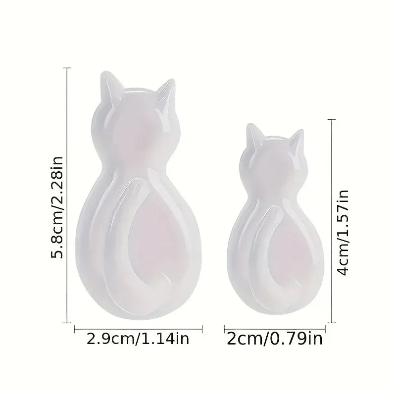 Katzen-Wandhaken 2er-Pack | Wasserdicht & Selbstklebend | Kein Bohren erforderlich | Pawvella