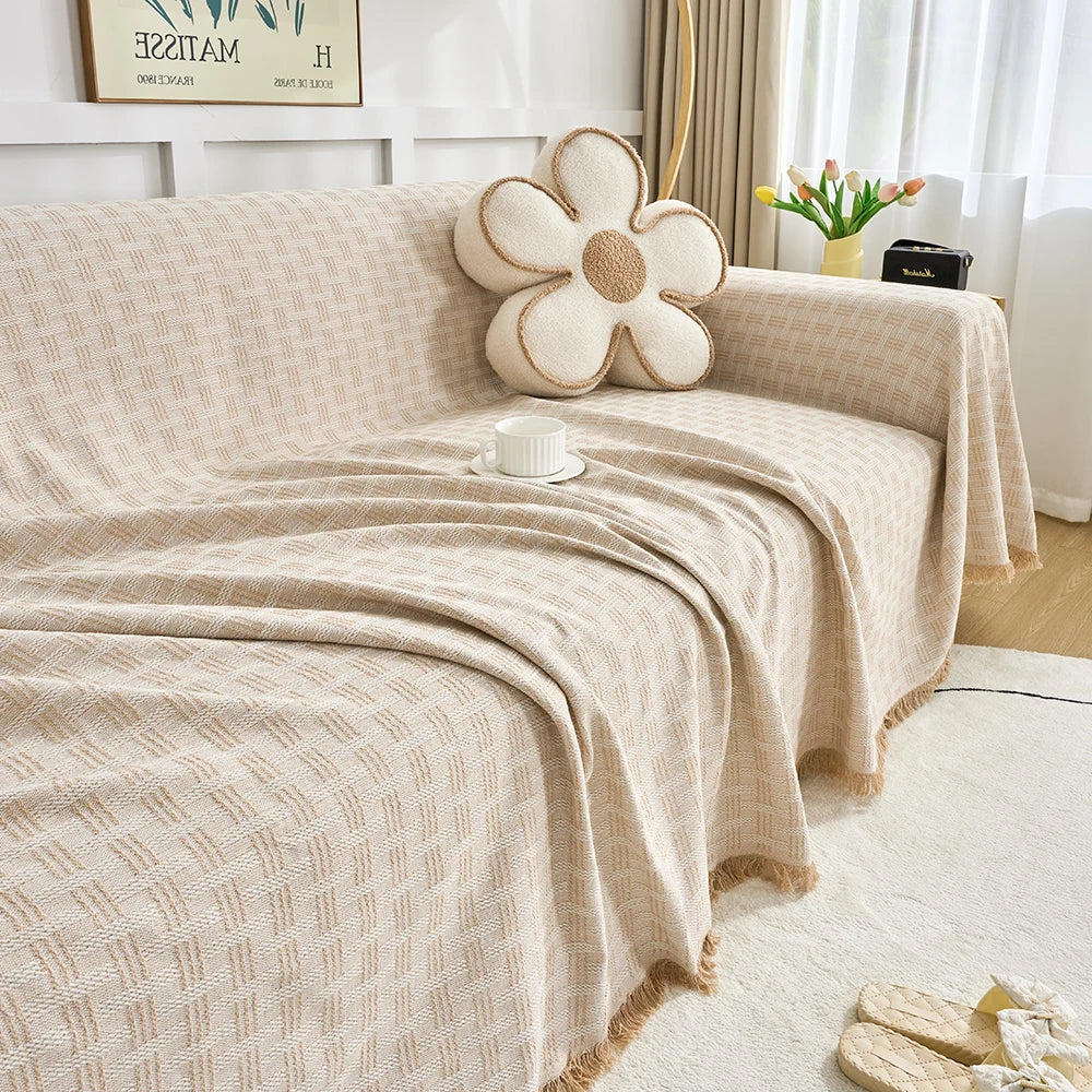 Sofa-Wohndecke | Wendbares Muster & Extra Groß | Kratzfest & Pflegeleicht | CasaLunea